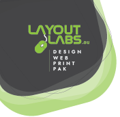 words layout labs in green with computer mouse